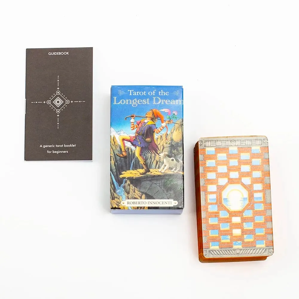 The Longest Dream Tarot Cards 78pcs Deck with Instruction Booklet Ideal for\r\n Enthusiasts and Board Game Lovers