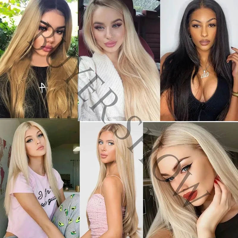 No Clips Hair Extensions Invisible Wire Long Straight Synthetic False Hair Piece 80cm Black Brown Blonde Hairstyle — image 7