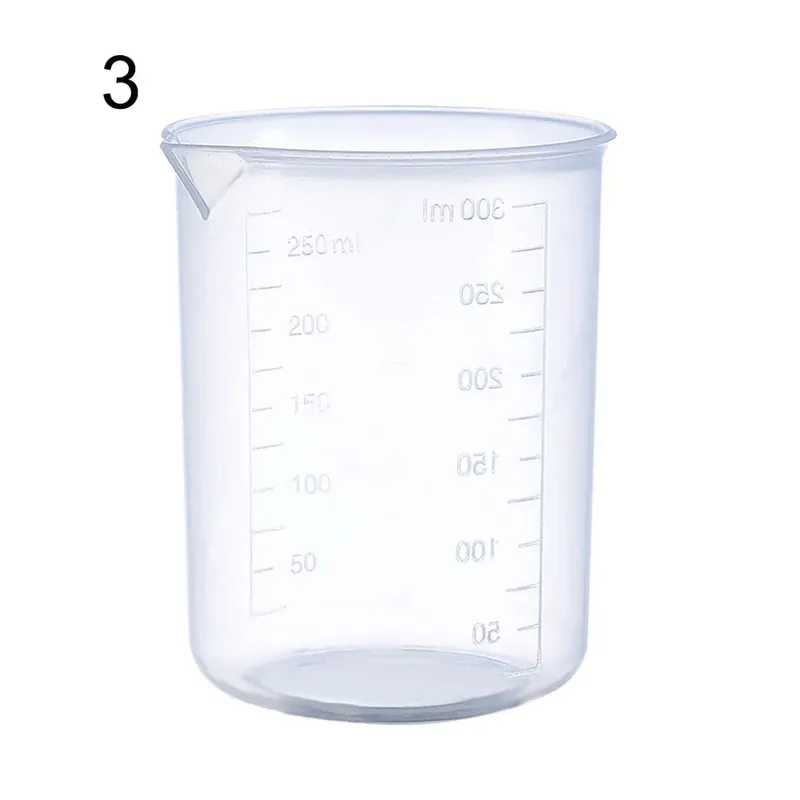 Measuring Cup Transparent Plastic Laboratory Beaker Graduated Liquid Jug Cup Kitchen Baking Cooking Measurement Scale Container — image 12
