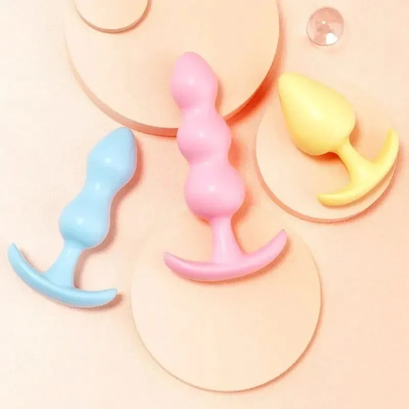 3 Size Anal Plug Silicone Butt Plug Dildo Masturbation Vaginal Plug Sex Toys for Women Couple Anal Dilator Toys Adult Shop — image 2
