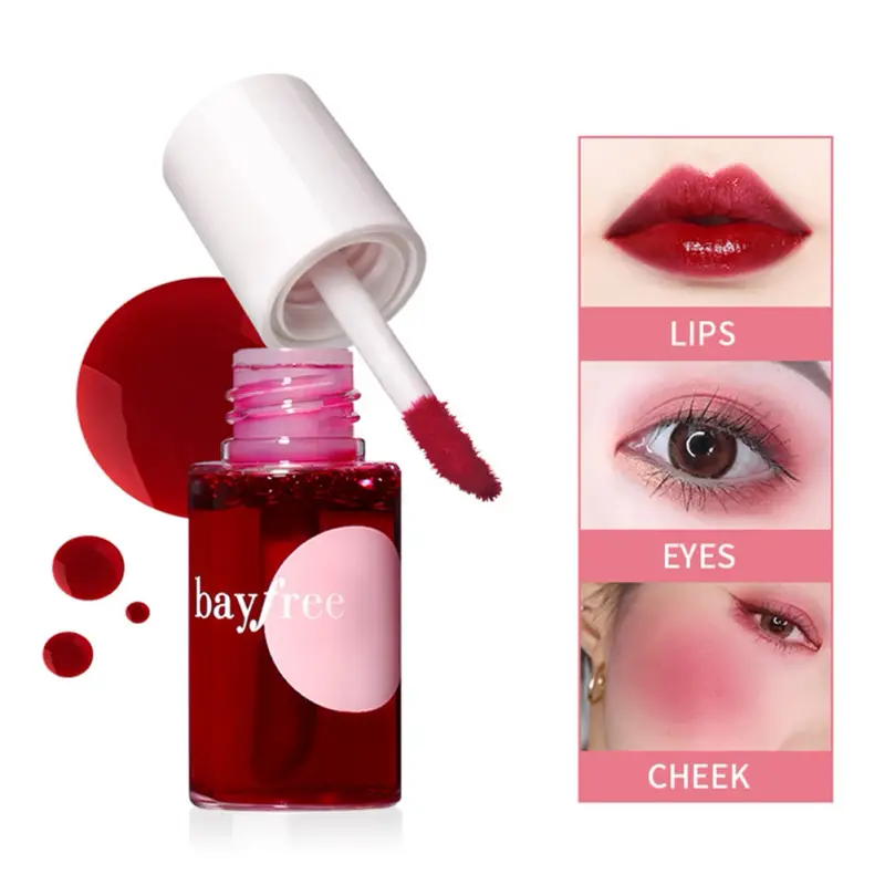 Lip Gloss Tint Makeup Cheek Tint Blush Moisturizing Mirror Liquid Lipsticks Waterproof Long Lasting Lip Glaze Cosmetic — image 2