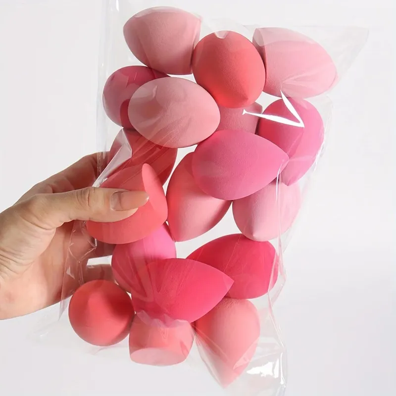 9Pcs Latex-Free Makeup Sponges Set Wet/Dry Blending Sponge for Liquid Cream Powder All Skin Types Random Colors/Shapes — image 7