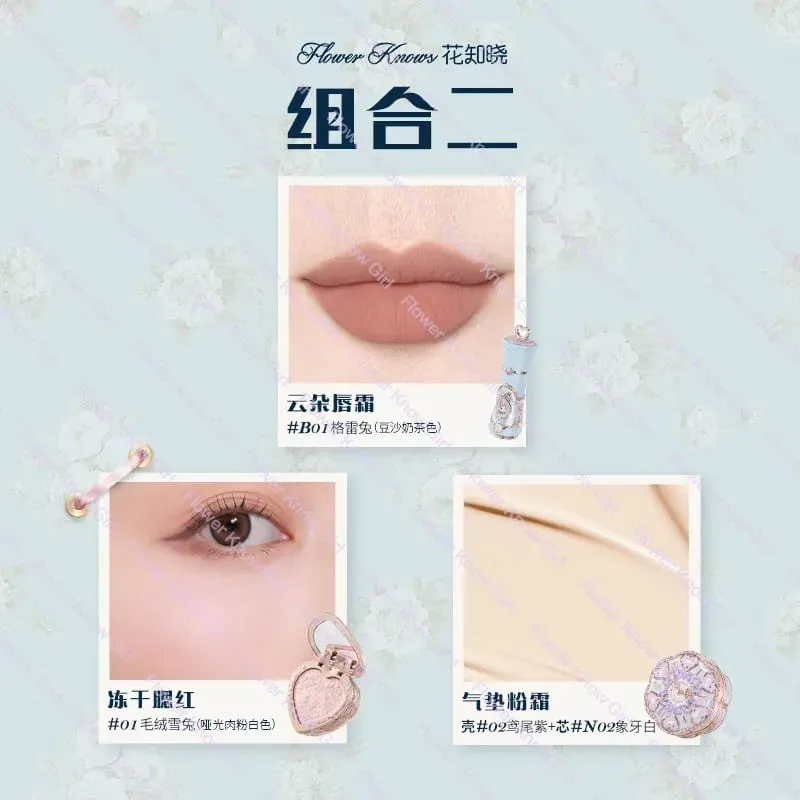 Flower Knows Bunny Garden All in One Makeup Gift Set Cushion Cream Lipstick Blush Thermos Cup for Complete Beauty Essentials — image 7