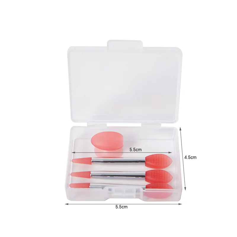 Silicone Lip Balms Lip Mask Brush With Sucker Dust Cover Makeup Brushes Lip Film Brush Anti-lost Dust Cover — image 5