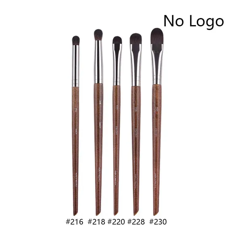 5pcs/set Natural Wood Eyeshadow Makeup Brushes Eye Detail Make Up Brush Concealer Crease Smudge Cosmetic tools Set Thin liner — image 17