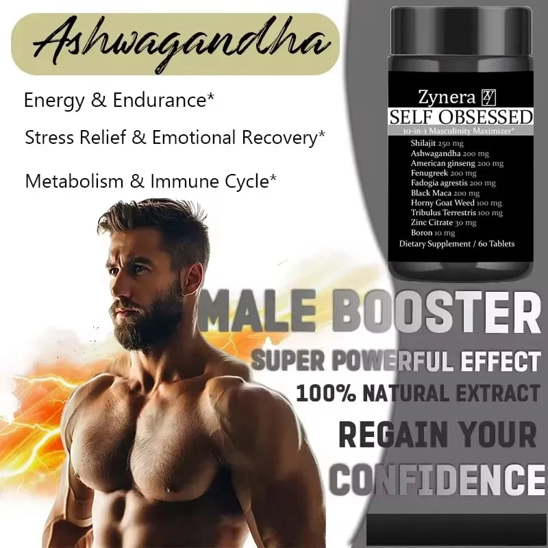 Ashwagandha Shilajit Maca Tablet Pen-is Supplement Anti-oxidation Immunity E-rection Capsules for Men — image 3