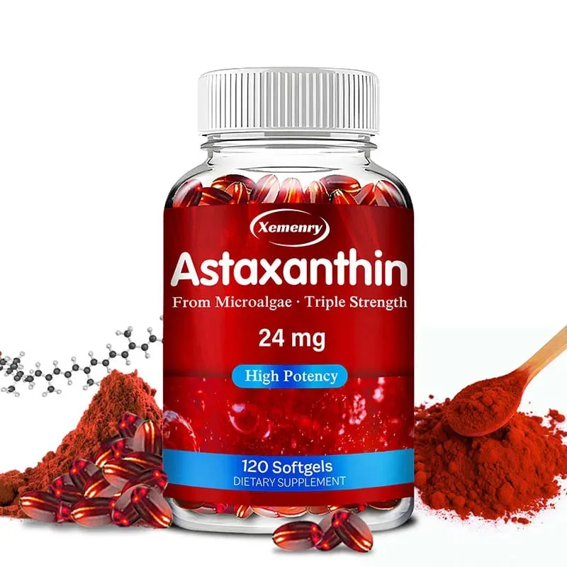 Astaxanthin 24mg - Natural Antioxidant To Helps Maintain Healthy Eyes Joints and Internal Circulation Boosting Energy Levels — image 2