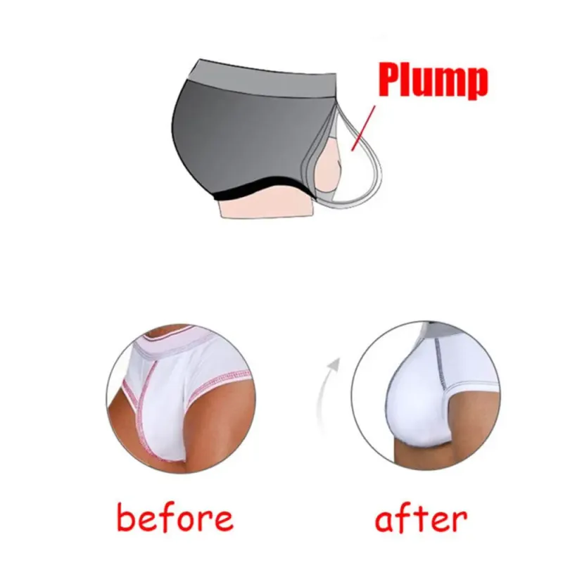 for Men Insert Pad Enhancer Cup Padded Pouch Briefs Underwear Sponge — image 4