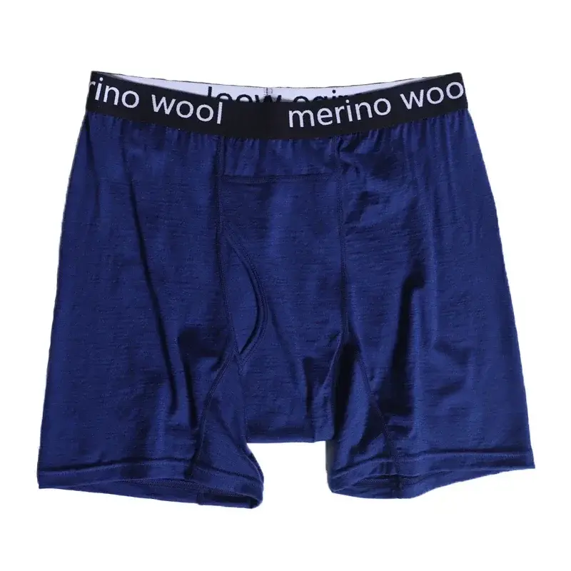 Men's 100% Merino Wool Boxer Briefs Men Merino Wool Underwear Base Layer Moisture Wicking Breathable Sports Hiking Underpants — image 5