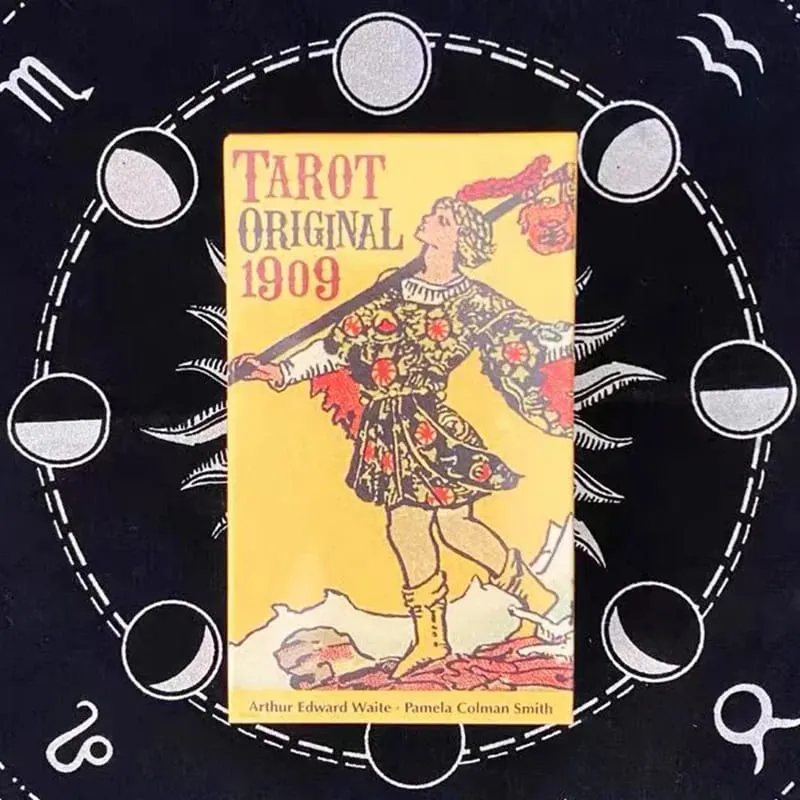 Jeu de cartes de Tarot The Rider Waite Smith, 1909, Oracle Deck pour débutants, anglais, espagnol, édition de Divination classique