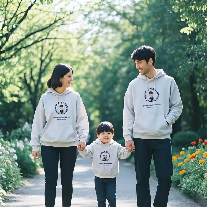 Customized Your Brand Logo DIY Design 600GSM Mens Hoodies High-quality Women Sweatshirt Solid Color Cotton Loose Streetwear — image 6