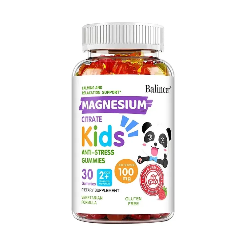 Magnesium Citrate Gummies - Promote Muscle Growth Healthy Sleep Support Heart Bone Muscle and Nervous System Health