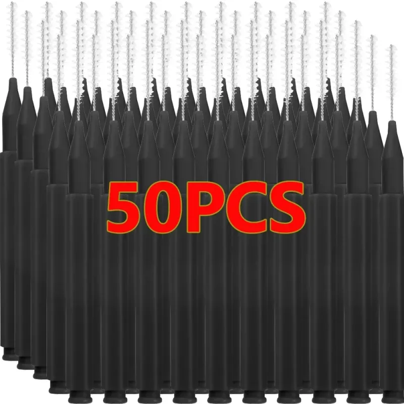 Disposable Mini Eyebrow Brush 50pcs Portable Eyelash Brow Lifting Brushes Applicators Eyelash Comb Lash Extension Beauty Brush — image 18