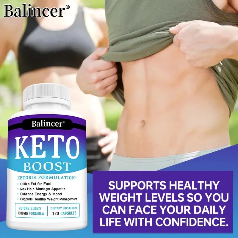Weight Loss Organic Keto Detox Capsules Flat Belly Deep Cleansing Provides Energy Fat Burning Appetite Suppressant Supplements — image 4