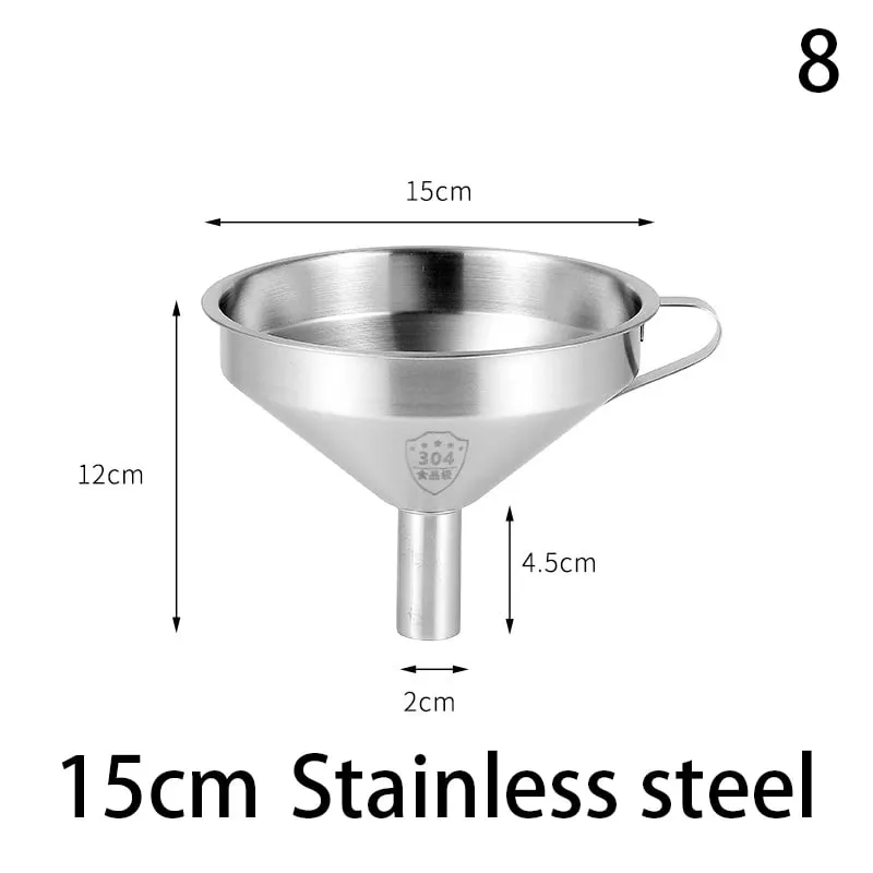 1pc 100/120/200/300/400/450 Mesh Nylon Filter Stainless Steel Funnel For Fruit Milk Traditional Chinese Medicine Oil White Wine — image 14