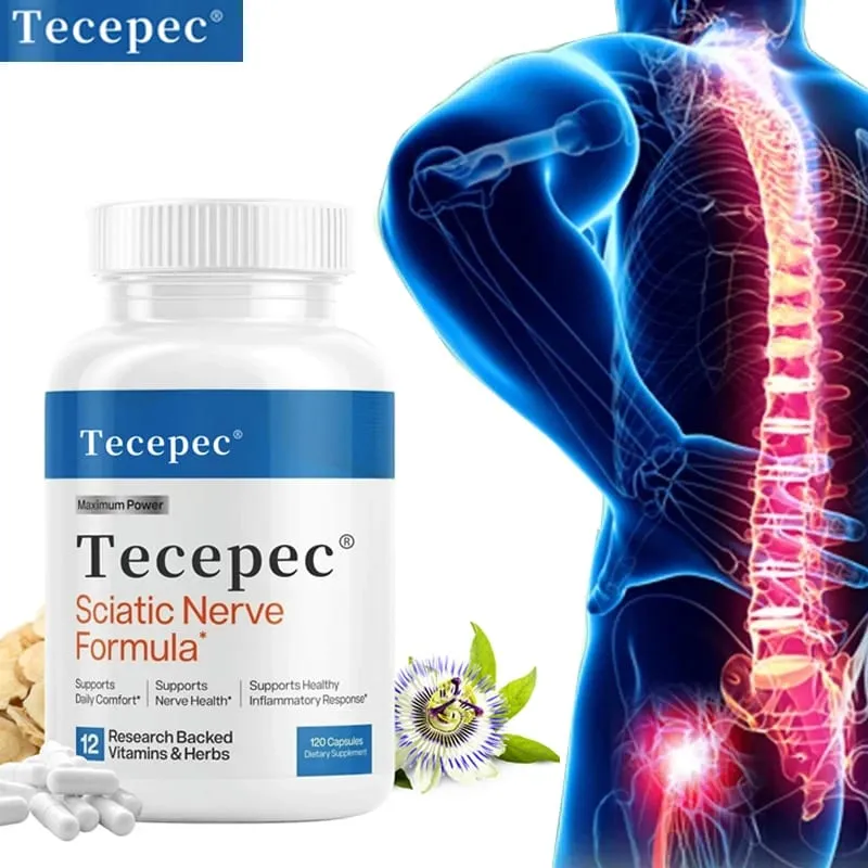 Sciatica Capsules - Helps Relieve Joint Pain Discomfort in The Hips Legs and Lower Back and Improves Nervous System Health — image 1