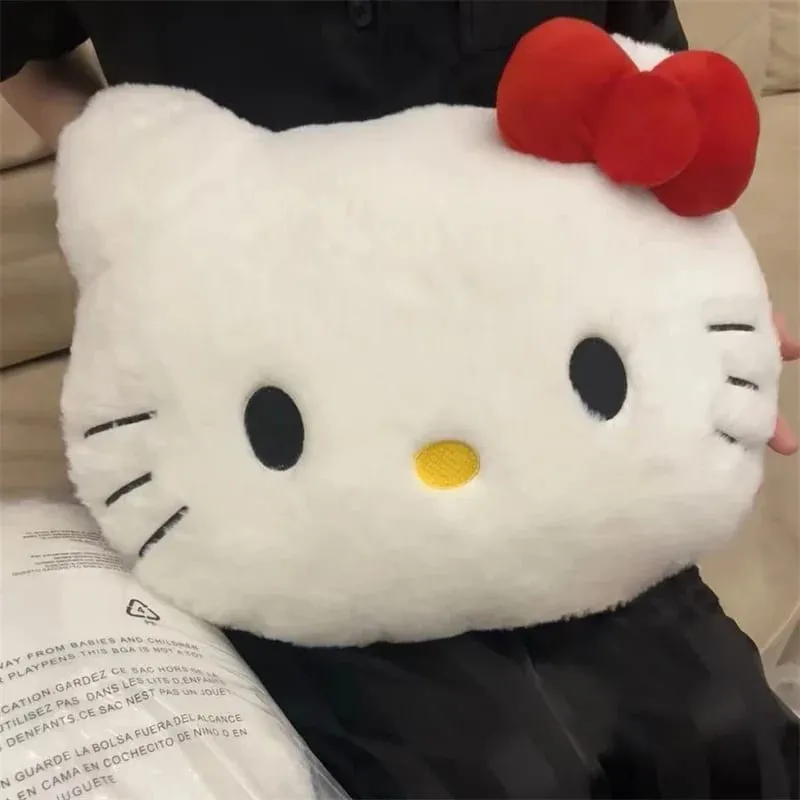 *Anime Sanrio Hello Kitty Cute Cartoon głowa pluszowa poduszka Sofa poduszka nocna poduszka podróżna poduszka do drzemki urodziny prezenty dla dziewczynki — image 9