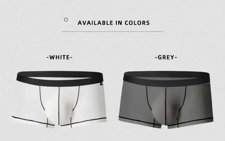 Men's Sexy Lingerie Ultra Thin Ice Silk U Touch Comfortable, Breathable, Sexy Boxers, Men's Boxer Lingerie GT272 — image 9