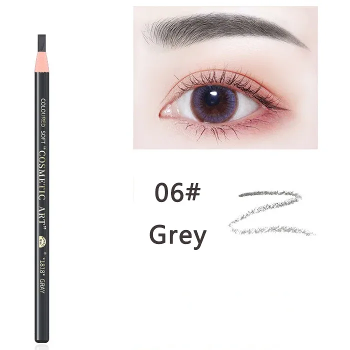10pcs Brand Hengsi Pull Peel Eyebrow Pencil Brown Black Waterproof Eyebrow Enhancement Wholesale Cosmetics Long Lasting Beginner — image 11