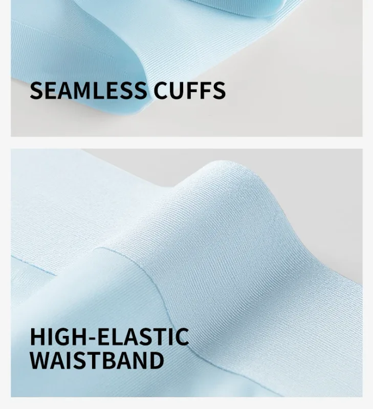 MiiOW 3Pcs Ice Silk Men Panties Mesh Breathable Mens Underpants 10A Antibacterial Crotch Men's Underwear Boxers Man Boxer Briefs — image 24