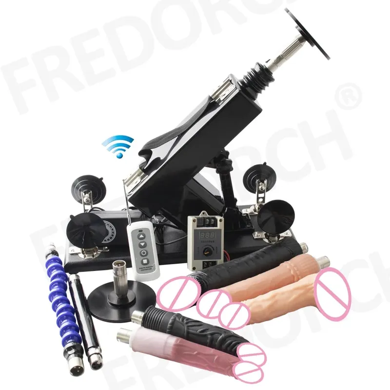 Sex Machine for Woman Adjustable Masturbating Pumping with 3XLR Accessories Sex Gun Love Machine for Men Adult Toys