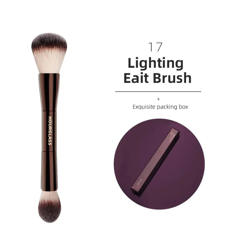 Hourglass Makeup Brushes Powder Foundation Concealer Blusher Bronzer Eye Shadow Eyebrow Eyeliner Sculpting Brush — image 11