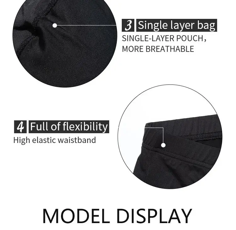 Fashion Boxers Ice Silk Man Underwear Underpants Breathable Comfortable Men's Panties Ultrathin BoxerShorts Trunks — image 21