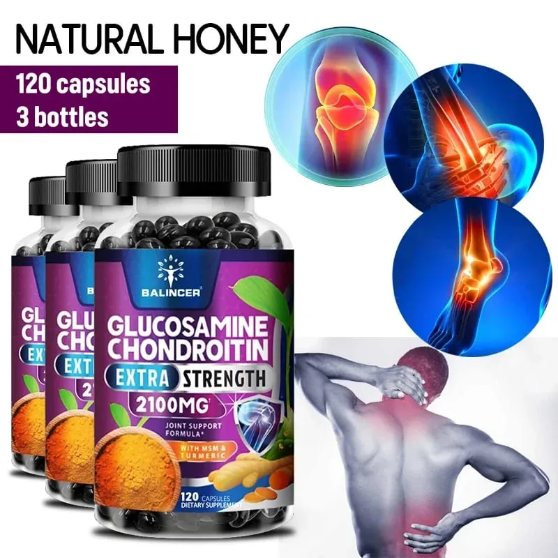 Balincer Supplement Glucosamine 2100mg with Chondroitin |Joint Mobilization Helps with Joint Mobility |Joint Support Supplement