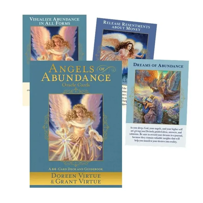 Angel Therapy Oracle cards PDF Guidebook Tarot cards deck board games for family party women kids toys — image 9