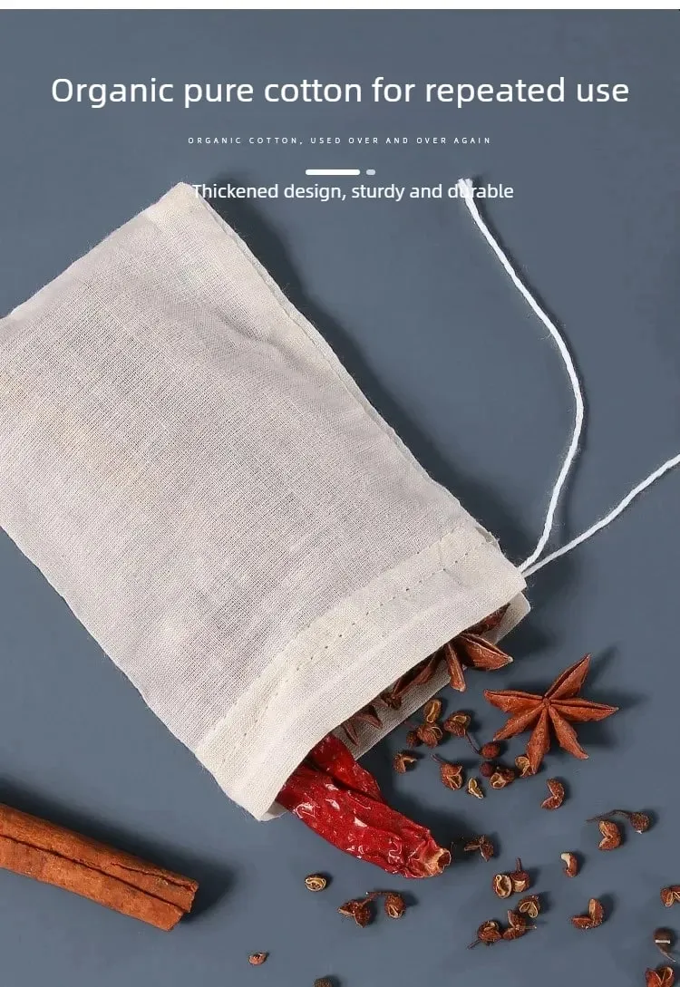 Cotton Gauze Kitchen Items Tofu Cheese Filter Cloth Butter Milk Coffee Filter Tools Gadgets Dining Bar Home Garden — image 9
