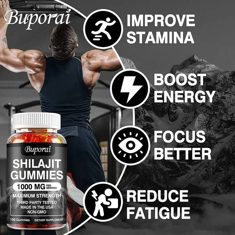 Shilajit Gummies - Energy Level Memory and Focus Support Relieve Stress Overall Health — image 5