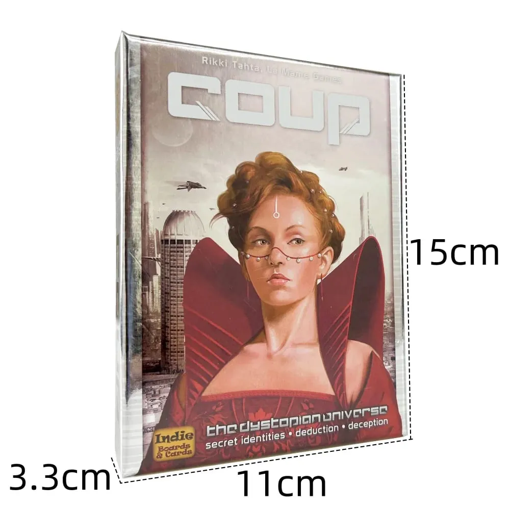 1 Box Coup | Card Game Coup Reformation 1 | 2nd Edition Expansion Holding Resistance Mission Board Game Deck — image 3