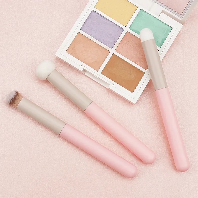 1 Pc Soft Makeup Brushes Sponge Concealer Brush Lipstick Lip Powder Puff Wet Dry Use Foundation Contour Cosmetic Tools — image 3