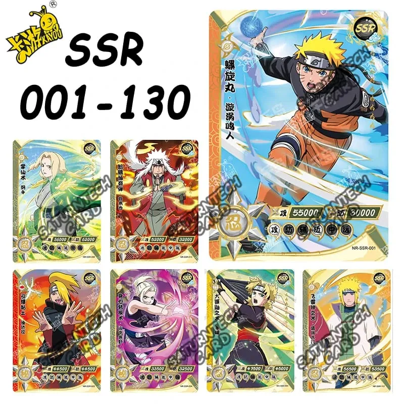 Naruto Card Set Full Series SE BP NR CR PR GP CP SP MR PR SLR OR AR UR ZR Cards Sasuke Anime Collection Card Toy Gift — image 17