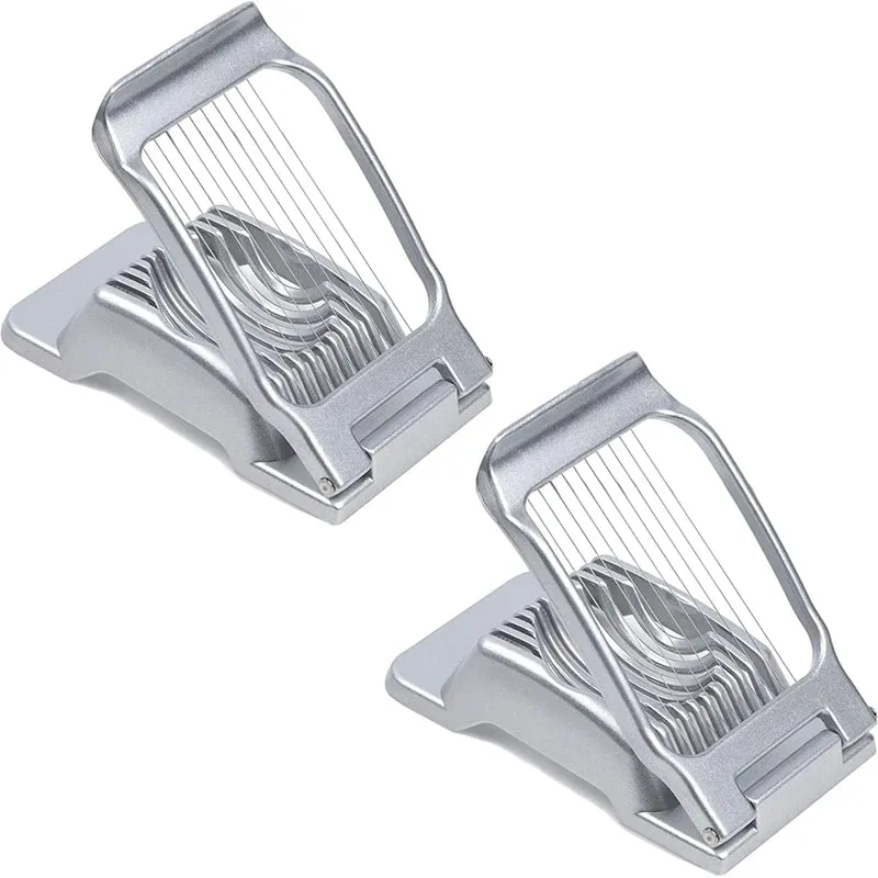 Egg Slicer for Hard Boiled Eggs Stainless Steel Wire Egg Slicer Dicer Cutter Kitchen Strawberry Mushroom Slicer JT188