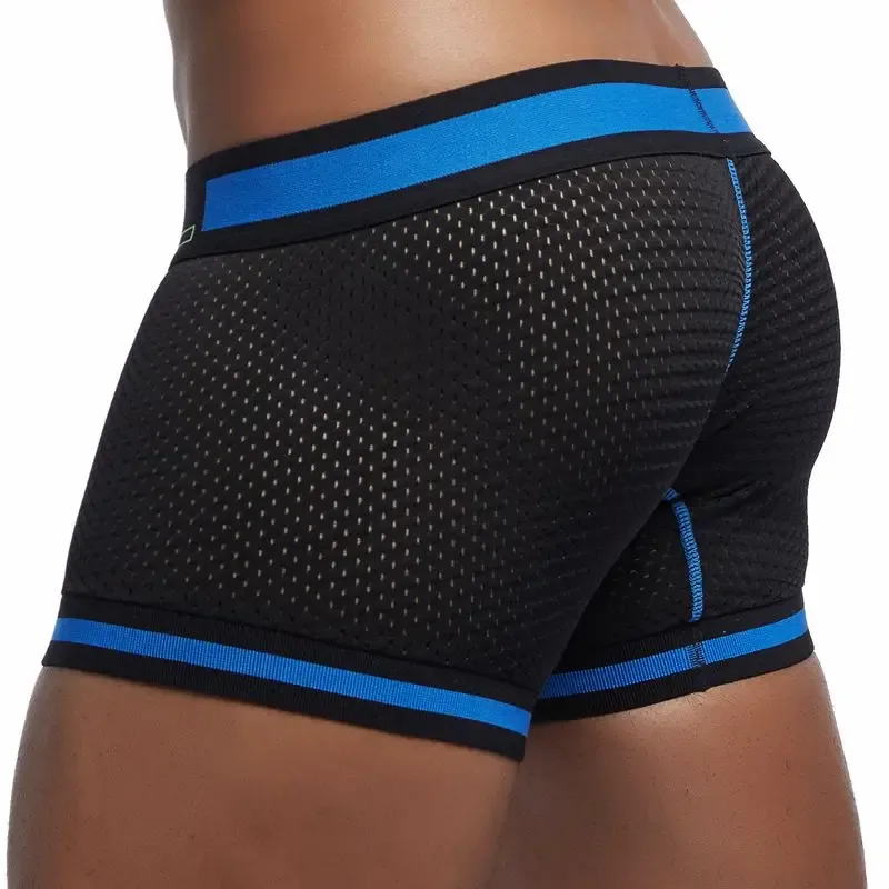 5pcs Man Underpants Boxershorts Mesh Nylon Men Boxers Male Breathable Underwear Men’s Panties Soft Boxer — image 19