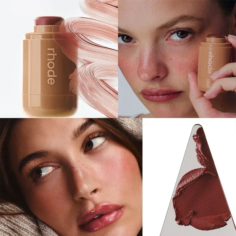 Latest Makeup 3D Face Contouring Pocket Bronze Contour Stick Easy To Push Away Soft Fog Matte Powder Blusher Stick Cosmetics — image 10