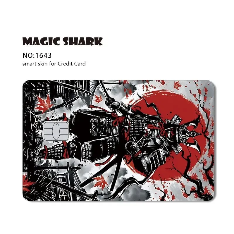2026 New Magic Shark Anime Money Charge 404 Error ID Game Machine Film Skin Sticker for Debit Bank Credit Card — image 11