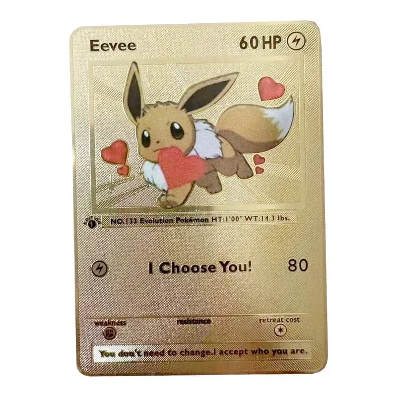 Kad Pokemon Vmax Logam Surat Pokémon Pikachu Gx Mewtwo Charizard Vstar Permainan Anime Mainan Besi Emas Kad Bermain Hadiah Kanak-kanak — image 8