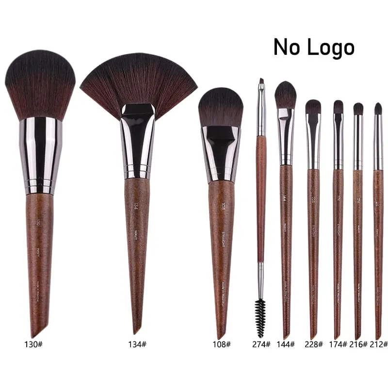 Natural wood Eye Makeup brushes whole set Pro Crease Eyeshadow Make up kit smudge highlighter eyebrow Lip lash brush practical