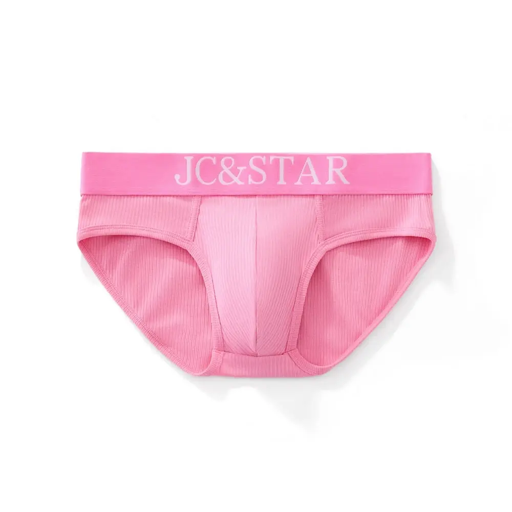Sous-vêtements athlétiques à coupe haute pour hommes, slips en coton côtelé, confort de sport, Bikini Slip Tanga pour hommes — image 20