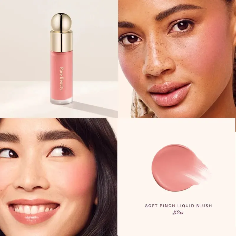 Rare Beauty Liquid Blush Lipstick Eyes Cheek Blusher Waterproof Mositure Face Contour Shadow Liquid Lip Gloss Rouge Plump Makeup — image 8