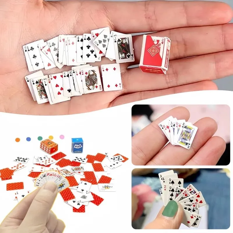 10Pcs Mini Kad Permainan Hujung Jari Set Perjalanan Luaran Mudah Alih - Permainan Parti Super untuk Perhimpunan Mainan Permainan Kad Kecil yang Ideal — image 1