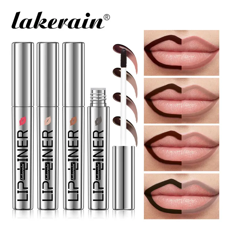 4colors Peel Off Lip Liner Waterproof Long Lasting Lipliner Pencil Moisturising Lips Gloss Tattoo Lipgloss Lipsticks Cosmetics — image 2
