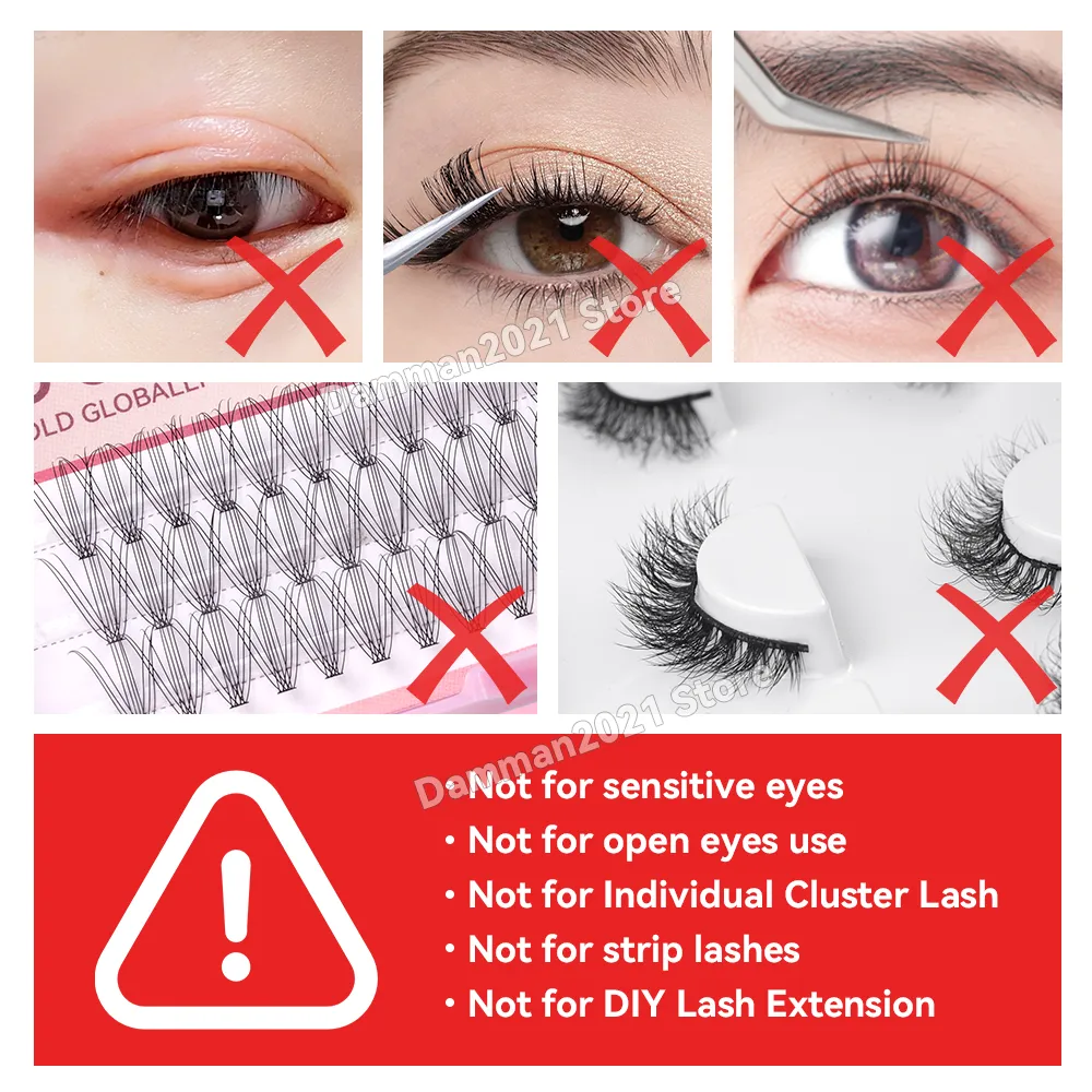 Damman Eyelash Adhesive Professional Lash Glue for Eyelash Extension Fast Drying Lashes Extension Glue Flase Eyelash Supplies — image 5