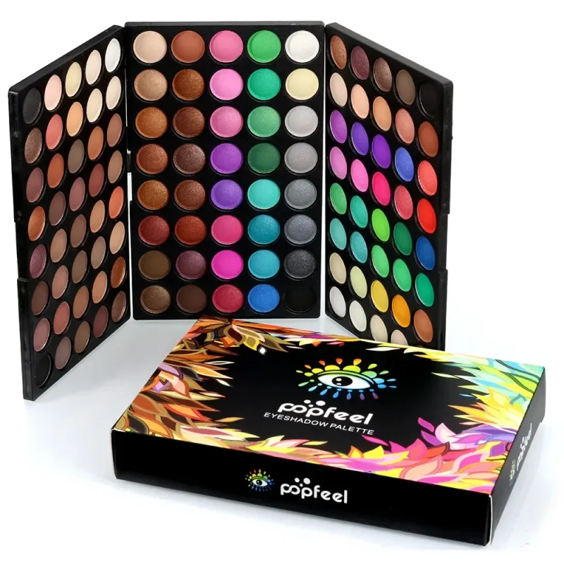 120 Colors Gliltter Eyeshadow Matte Shimmer Make Up Palette Long Lasting Waterproof Stage Cosplay Eye Shadow Cosmetics Makeup