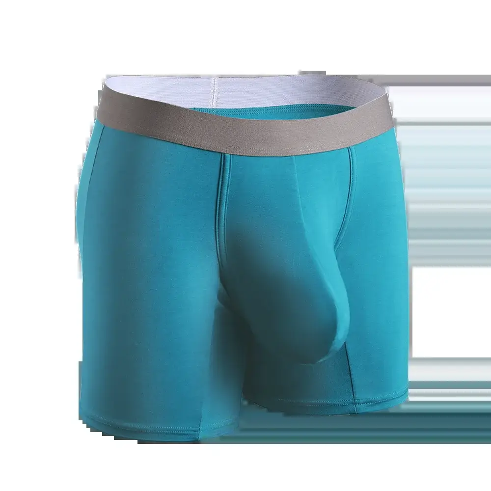 Grand sac pantalon d'angle plat, sous-vêtements longs pour hommes, short de sport