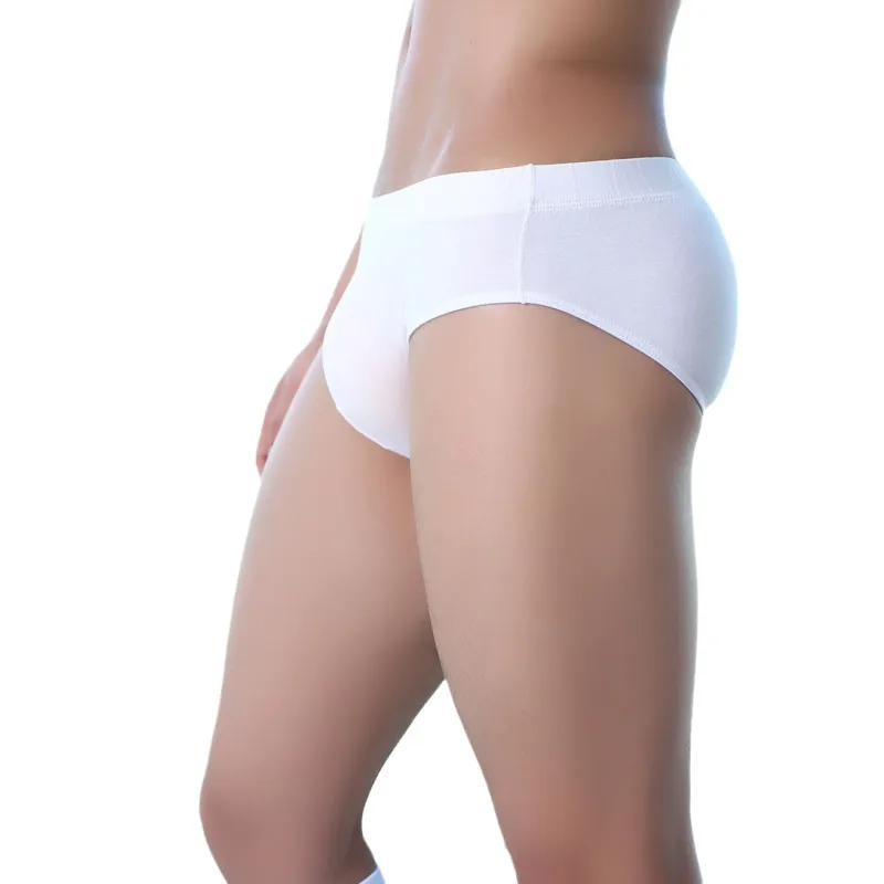 Slip da uomo a triangolo modale taglie forti Custodia rigonfia a vita bassa Morbido e traspirante Abbigliamento quotidiano casual Intimo da uomo Mutandine intime — image 3