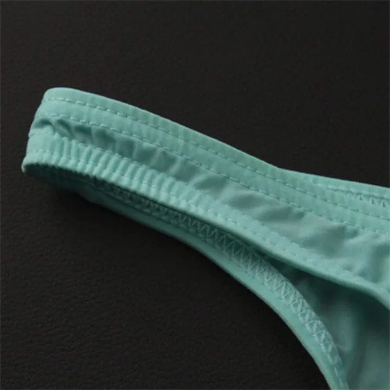 Neue 2026 Männer Eis Seide U Konvexen Samll Briefs Unterwäsche Niedrige Taille Ultra Dünne Transparente Bikini Slip Höschen Plus Größe m-XXL — image 7