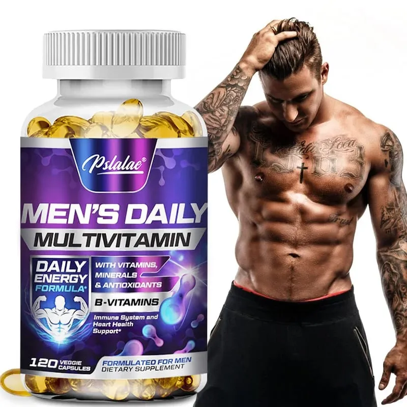 Men's Daily Multivitamin Supplement - Provides Cognitive Brain Health Energy and Stamina and Muscle Mass — image 1